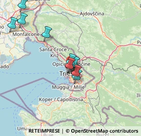 Mappa Via dei Molini, 34135 Trieste TS, Italia (11.89909)
