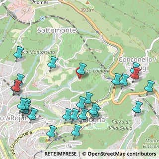 Mappa Via dei Molini, 34135 Trieste TS, Italia (0.70385)
