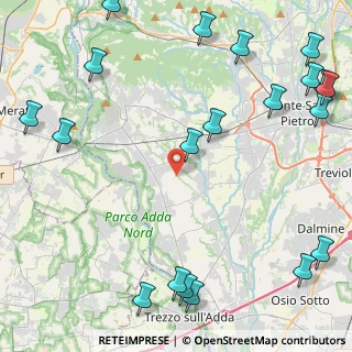 Mappa Via Grandone, 24030 Medolago BG, Italia (6.4775)