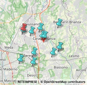 Mappa Via John Fitzgerald Kennedy, 20841 Carate Brianza MB, Italia (3.07)