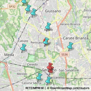 Mappa Via San Vincenzo, 20833 Giussano MB, Italia (2.66091)