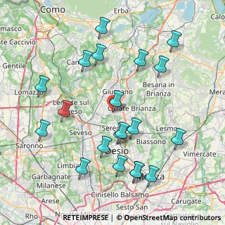 Mappa Via San Vincenzo, 20833 Giussano MB, Italia (8.797)