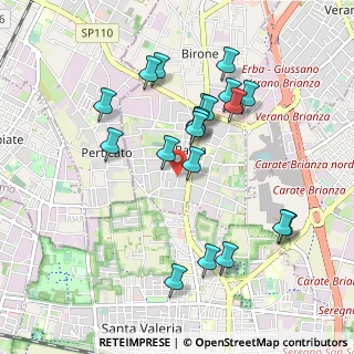 Mappa Via San Vincenzo, 20833 Giussano MB, Italia (0.9195)