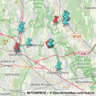 Mappa Via Venegoni Mauro, 21054 Fagnano Olona VA, Italia (4.42154)