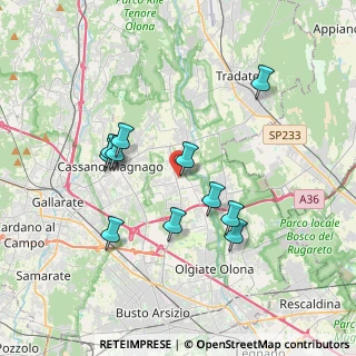 Mappa Via Venegoni Mauro, 21054 Fagnano Olona VA, Italia (3.38909)