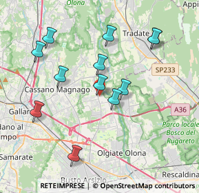 Mappa Via Venegoni Mauro, 21054 Fagnano Olona VA, Italia (3.775)