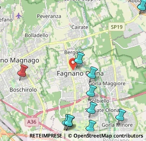 Mappa Via Venegoni Mauro, 21054 Fagnano Olona VA, Italia (2.905)