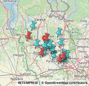 Mappa Via Venegoni Mauro, 21054 Fagnano Olona VA, Italia (11.4675)