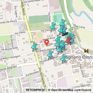 Mappa Via Venegoni Mauro, 21054 Fagnano Olona VA, Italia (0.2045)