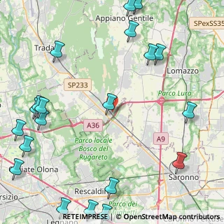 Mappa Via Don Luigi Sturzo, 22076 Mozzate CO, Italia (6.478)