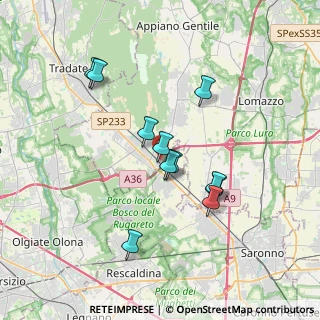 Mappa Via Don Luigi Sturzo, 22076 Mozzate CO, Italia (3.13636)