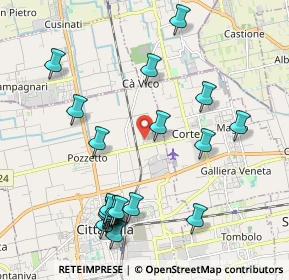 Mappa Via Don Bruno Marcon, 35013 Cittadella PD, Italia (2.2965)