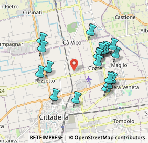 Mappa Via Don Bruno Marcon, 35013 Cittadella PD, Italia (1.773)