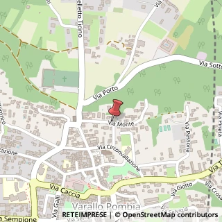 Mappa Via Monte, 28040 Varallo Pombia, Novara (Piemonte)