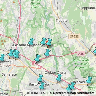 Mappa Piazza XX Settembre, 21054 Fagnano Olona VA, Italia (6.02722)