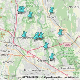 Mappa Piazza XX Settembre, 21054 Fagnano Olona VA, Italia (4.16308)