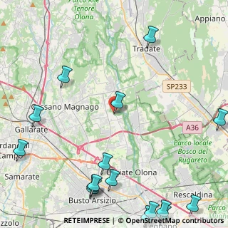 Mappa Piazza XX Settembre, 21054 Fagnano Olona VA, Italia (6.71438)