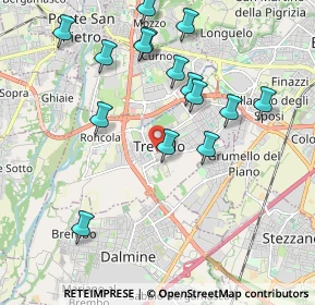Mappa Piazza Monsignore Premarini, 24048 Treviolo BG, Italia (2.05067)