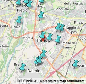Mappa Piazza Monsignore Premarini, 24048 Treviolo BG, Italia (2.35722)