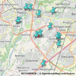 Mappa Via Lega Lombarda, 24048 Treviolo BG, Italia (2.27308)