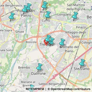 Mappa Via Lega Lombarda, 24048 Treviolo BG, Italia (2.77417)