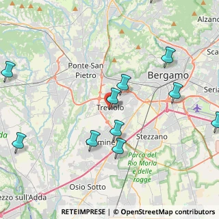 Mappa Via Lega Lombarda, 24048 Treviolo BG, Italia (5.05909)