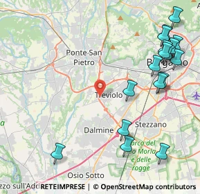 Mappa Via 25 Aprile, 24048 Treviolo BG, Italia (5.40059)