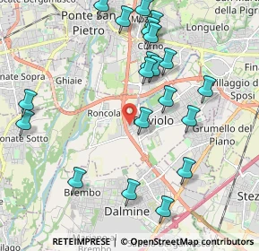 Mappa Via 25 Aprile, 24048 Treviolo BG, Italia (2.235)
