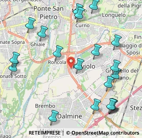 Mappa Via 25 Aprile, 24048 Treviolo BG, Italia (2.557)