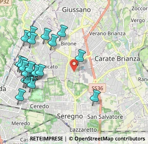 Mappa Via Tagliamento, 20833 Giussano MB, Italia (2.3795)