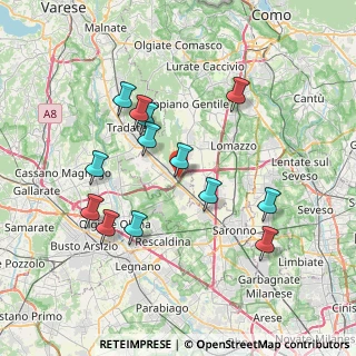 Mappa Via Gobetti, 22076 Mozzate CO, Italia (7.15)