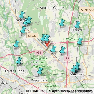 Mappa Via Gobetti, 22076 Mozzate CO, Italia (5.195)