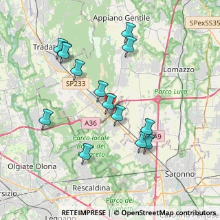 Mappa Via Gobetti, 22076 Mozzate CO, Italia (3.88714)