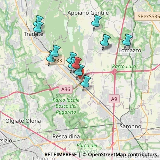 Mappa Via Gobetti, 22076 Mozzate CO, Italia (3.48308)