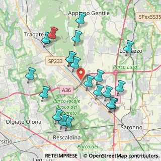 Mappa Via Gobetti, 22076 Mozzate CO, Italia (3.9825)