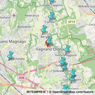 Mappa Via Fratelli Ferrari, 21054 Fagnano Olona VA, Italia (2.85417)