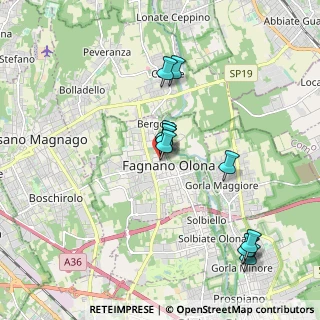 Mappa Via Fratelli Ferrari, 21054 Fagnano Olona VA, Italia (1.87273)