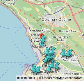 Mappa Unnamed Road, 34135 Trieste TS, Italia (2.3735)