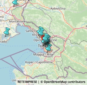 Mappa Unnamed Road, 34135 Trieste TS, Italia (9.51)