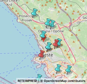 Mappa Unnamed Road, 34135 Trieste TS, Italia (3.5825)