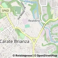 地図 Carate Brianza