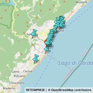 Mappa Via Trento, 25084 Gargnano BS, Italia (1.323)