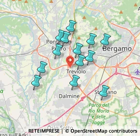 Mappa Via Trento, 24048 Treviolo BG, Italia (2.89538)