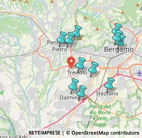 Mappa Via Trento, 24048 Treviolo BG, Italia (3.51727)