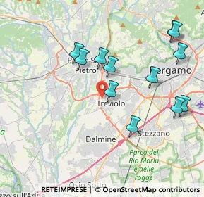 Mappa Via Trento, 24048 Treviolo BG, Italia (4.0925)