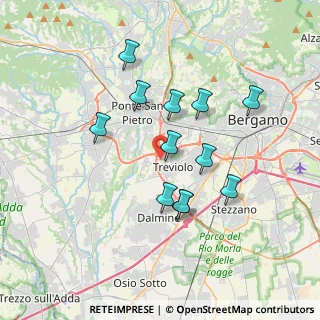Mappa Via Trento, 24048 Treviolo BG, Italia (3.2075)