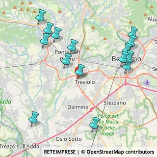 Mappa Via Trento, 24048 Treviolo BG, Italia (5.00938)