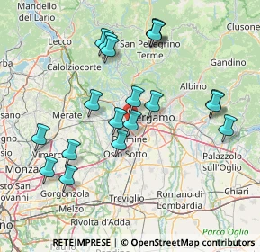 Mappa Via Trento, 24048 Treviolo BG, Italia (15.29632)