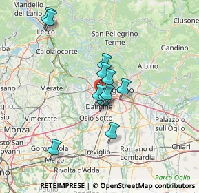 Mappa Via Trento, 24048 Treviolo BG, Italia (10.62417)