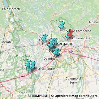 Mappa Via Trento, 24048 Treviolo BG, Italia (5.36188)